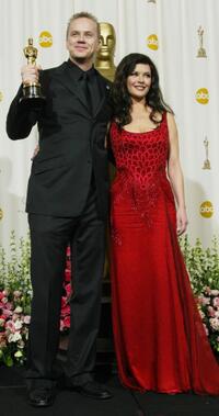 Tim Robbins and Catherine Zeta-Jones at the 76th Annual Academy Awards.