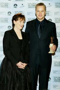 Tim Robbins and Meryl Streep at the 61st Annual Golden Globe Awards.