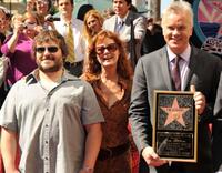 Jack Black, Susan Sarandon and Tim Robbins at the Hollywood Walk of Fame.