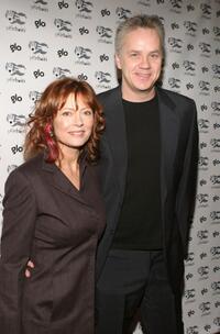 Tim Robbins and Susan Sarandon at the Cocktail Party And Art Exhibit for "Yele Haiti".
