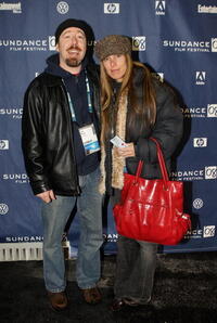 Lee Ross and Pamela Cuming at the premiere of "Downloading Nancy" during the 2008 Sundance Festival.
