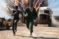 Jay Chou and Seth Rogen in "The Green Hornet."