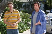 Seth Rogen as Ira and Adam Sandler as George in "Funny People."