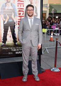 Seth Rogen at the California premiere of "Neighbors."