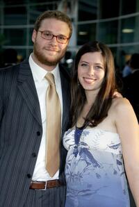 Seth Rogen at the Hollywood premiere of "The 40-Year Old Virgin."