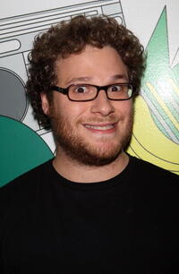Seth Rogen backstage during MTV's Total Request Live at the MTV Times Square Studios.