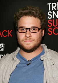 Seth Rogen at MTV's Total Request Live in N.Y.