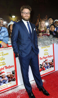 Seth Rogan at the California premiere of "The Night Before."