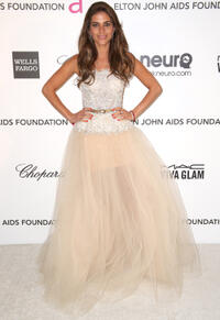 Weronika Rosati at the 21st Annual Elton John AIDS Foundation Academy Awards Viewing Party.