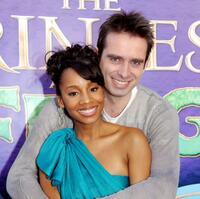 Anika Noni Rose and Bruno Campos at the California premiere of "The Princess and the Frog."