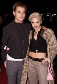 Gavin Rossdale and Gwen Stefani at the premiere of "The Mexican."