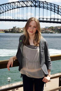 Saoirse Ronan during a media call for "Death Defying Acts" in Sydney, Australia.