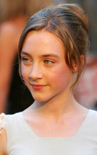 "Atonement" star Saoirse Ronan at the London premiere.