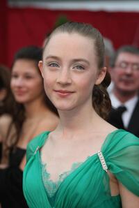 Saoirse Ronan at the 80th Annual Academy Awards.