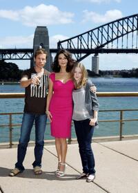 Guy Pearce, Catherine Zeta-Jones and Saoirse Ronan at the media call of "Death Defying Acts."