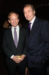 Steven Rattner and Charlie Rose at the WNET and WLIW 13th Annual gala.