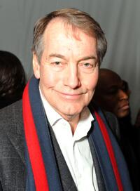 Charlie Rose at the Mercedes-Benz Fall 2009 Fashion Week.