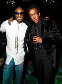Lamar Odom and Andre Royo at the HBO EMMY Party.