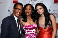 Andre Royo, Sonya Sohn and Navi Rawat at the 2008 JCPenney Asian Excellence Awards.