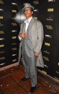 Andre Royo at the Men's Vogue Critics Choice celebration for "The Wire" series finale.