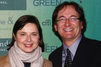 Isabella Rossellini and Larry Aidem at the Sundance channel's The Green launch party.