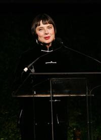 Isabella Rossellini at the New Yorkers For Children annual fall gala dinner.