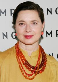 Isabella Rossellini at the grand opening of the Longchamp U.S. Flagship Store.