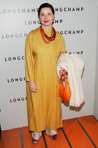 Isabella Rossellini at the grand opening of the Longchamp U.S. Flagship Store.