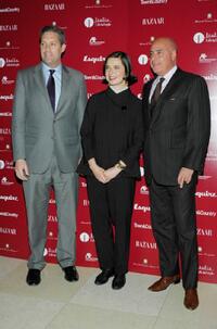 Isabella Rossellini, Jim Taylor and Kevin W. Martinez at the "Made In Italy" Campaign.