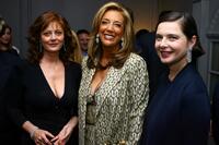 Isabella Rossellini, Susan Sarandon and Denise Rich at the Leview store opening.