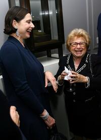 Isabella Rossellini and Dr. Ruth at the Leview store opening.