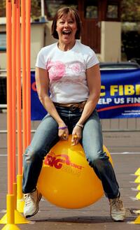 Jenny Agutter take part in "The Big Bounce 2005".