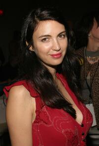 Shiva Rose at the Ghost Couture Spring 2005 fashion show during the Olympus Fashion Week Spring 2005.