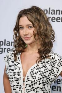 Olesya Rulin at the premiere of "Planet Green."