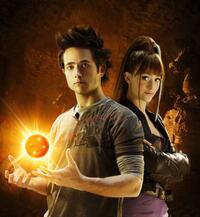 Justin Chatwin as Goku and Emmy Rossum as Bulma in "Dragonball Evolution."