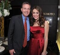 John Kilcullen and Emmy Rossum at the Hollywood Reporter's Power 100 private reception honoring Mikimoto.