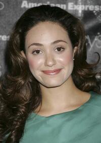 Emmy Rossum at the Macy's Passport auction and fashion show.