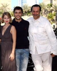 Laura Ramsey, Assad Bouab and Hichem Rostom at the photocall of "Whatever Lola Wants."