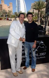 Hichem Rostom and Assad Bouab at the photocall of "Whatever Lola Wants."
