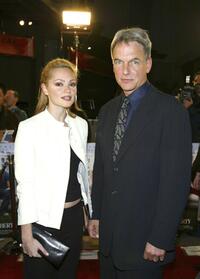 Beatrice Rosen and Mark Harmon at the premiere of "Chasing Liberty."