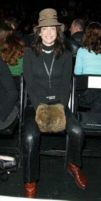 Jennifer Rubin at the show for the Kenneth Cole Fall/Winter 2003 Collection during the Mercedes-Benz Fashion Week.