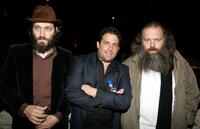 Vincent Gallo, Brett Ratner and Rick Rubin at the V-Life Oscar Party.
