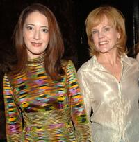Clea Lewis and Deborah Rush at the after party of the opening of "Absurd Person Singular."
