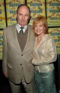 Paxton Whitehead and Deborah Rush at the after party of the opening of "Absurd Person Singular."