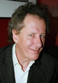 Geoffrey Rush at the after show party following the opening night of his play "Exit The King" in Australia.