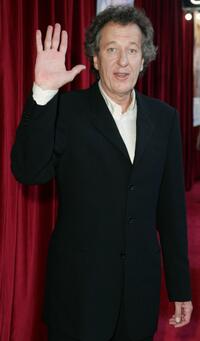 Geoffrey Rush at the premiere of "Elizabeth: The Golden Age".