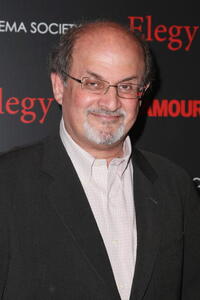 Salman Rushdie at the screening of "Elegy."