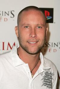 Michael Rosenbaum at the official launch of "Assassins Creed."