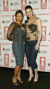Daphne Rubin-Vega and Idina Menzel at the 2004 Tony Awards Nominees Press Reception.