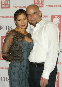 Daphne Rubin-Vega and Nilo Cruz at the 2004 Tony Awards Nominees Press Reception.